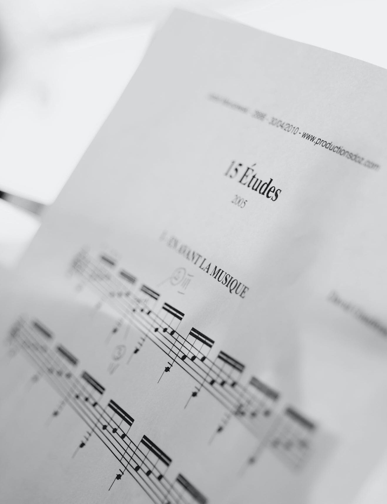Close-Up Photo of Musical Composition